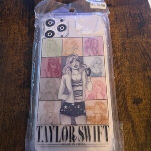 Taylor Swift iPhone 11 Pro Max Case - Black and White with Multicolor Accents